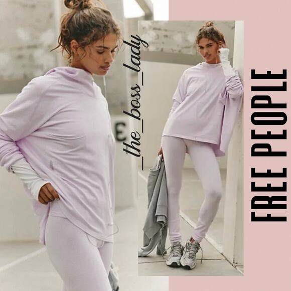 Free People set co-ord matching set pants and sweatshirt hoodie sweater XS